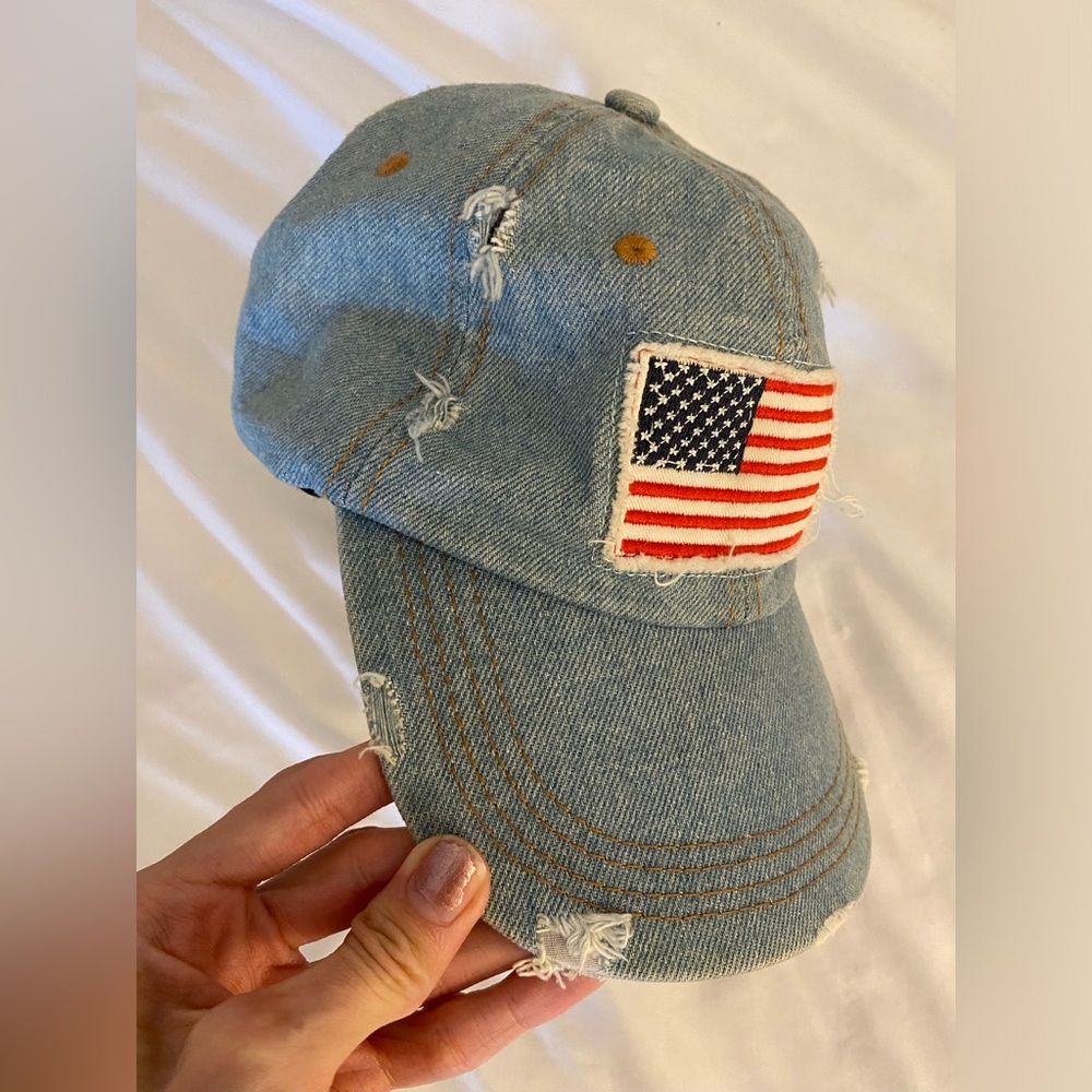 NWOT David & Young Co Patriotic Adjustable Hat - Picture 4 of 10